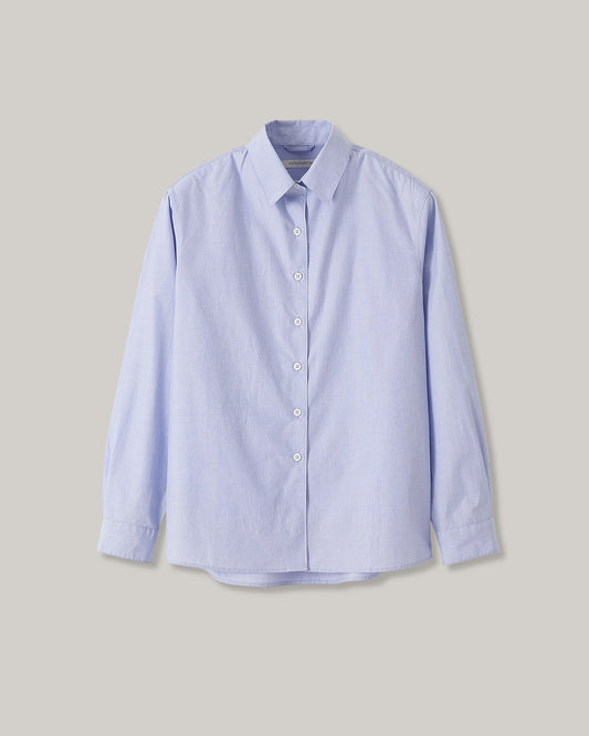 NOTHING WRITTEN PORT STANDARD FIT SHIRT - LIGHT BLUE