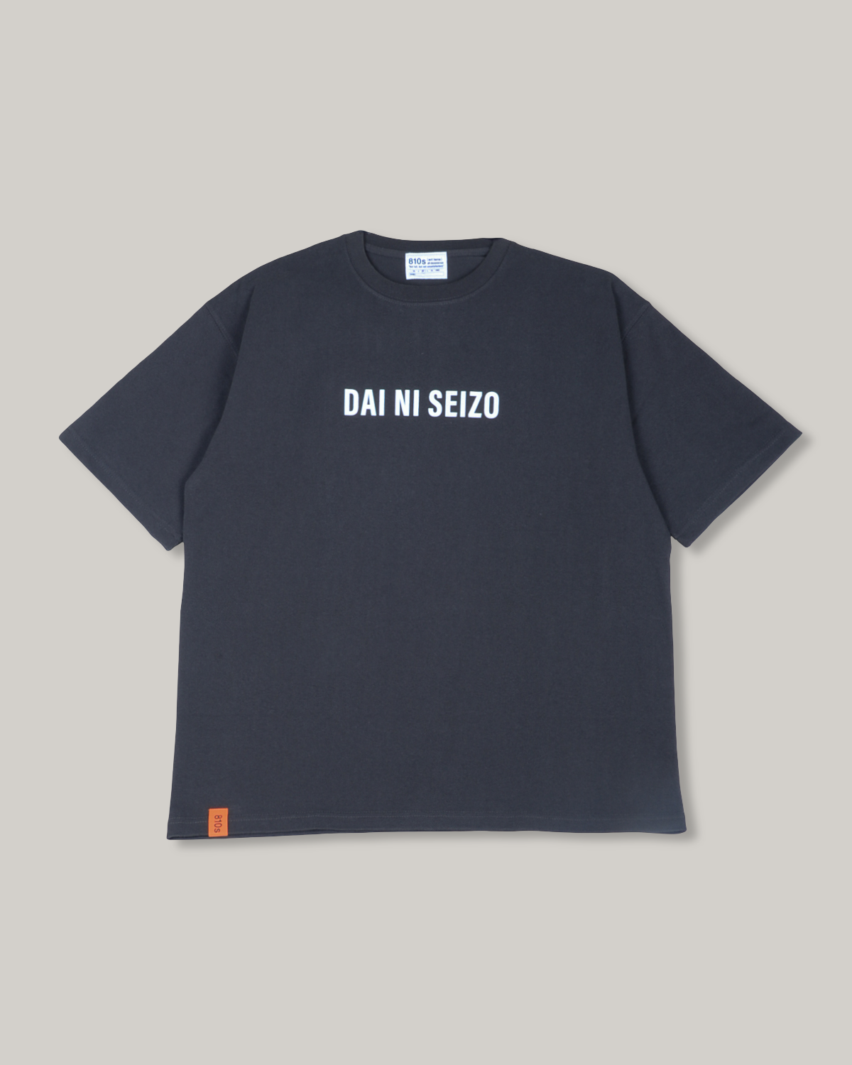 810s UNIFORM T-SHIRTS - DAI NI SEIZO - CHARCOAL