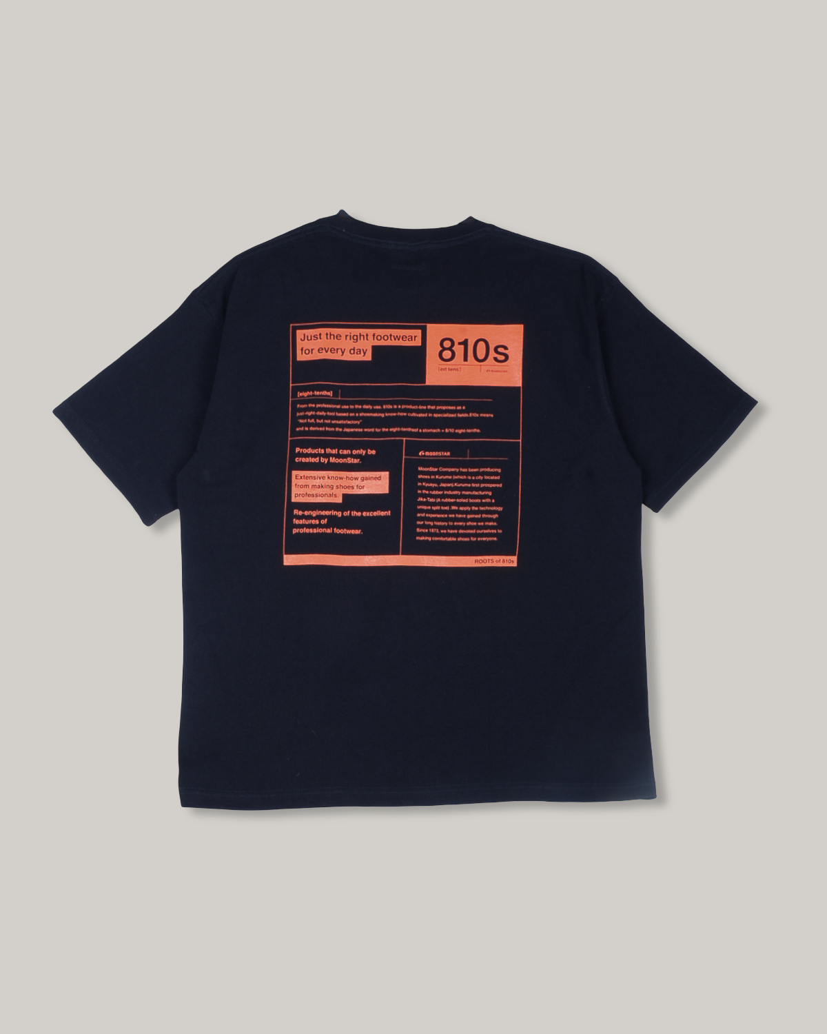 810s UNIFORM T-SHIRTS - SHOHIN KAIHATSU - BLACK