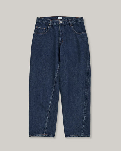 CIOTA BAGGY 5 POCKET PANTS - DEEP BLUE