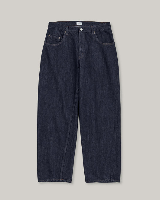 CIOTA BAGGY 5 POCKET PANTS - DARK NAVY (ONE WASH)