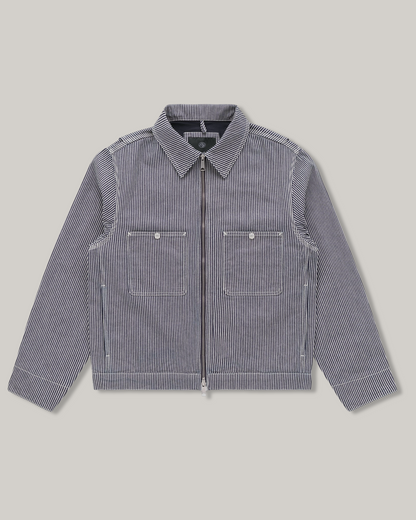 KNICKERBOCKER PACIFIC DENIM JACKET - INDIGO STRIPE
