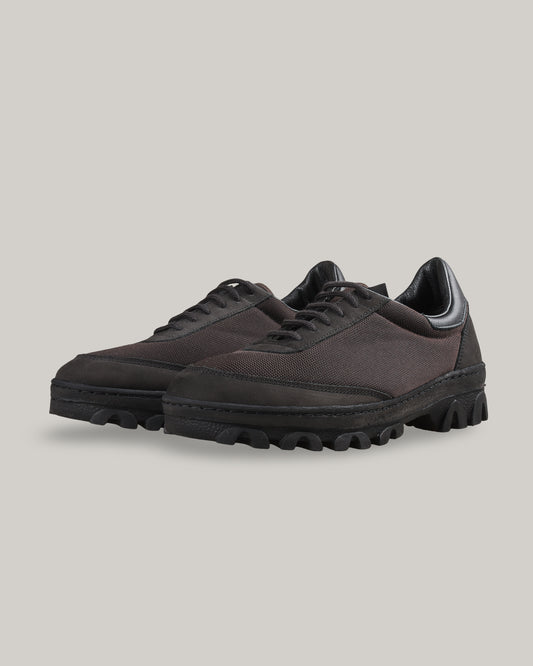 REPRODUCTION OF FOUND - CANADIAN MILITARY TRAINER - DARK BROWN/ BLACK