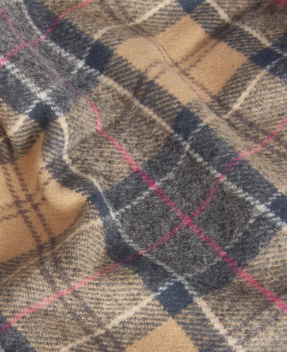 BARBOUR TARTAN LAMBSWOOL SCARF - DRESS