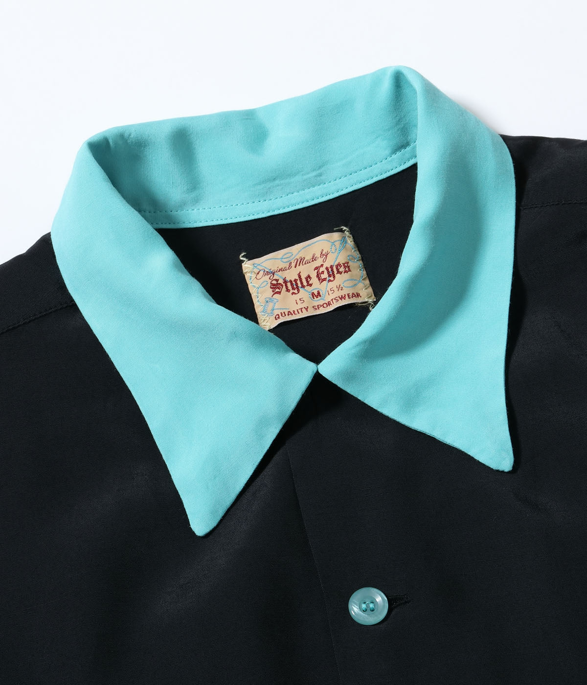 STYLE EYES - RAYON BOWLING SHIRT “JAX BEER” - BLACK