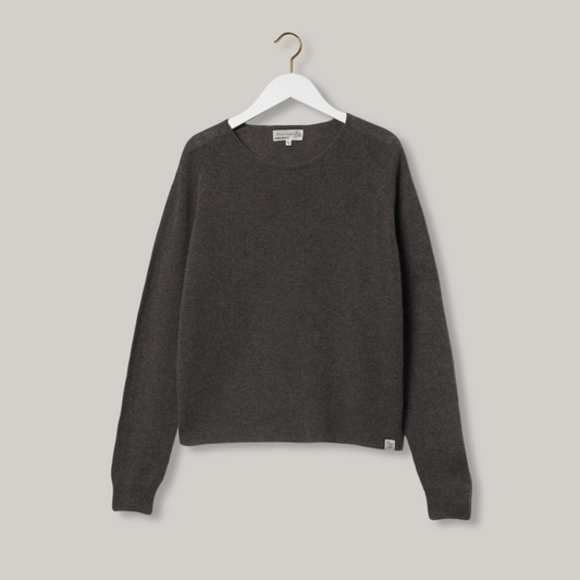 MERZ B SCHWANEN CREW NECK PULLOVER - GRAIN