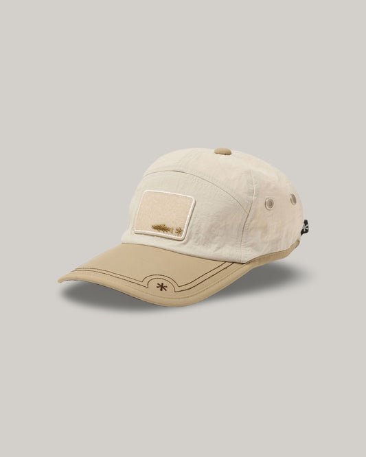 SNOW PEAK FLY FISHING FITTED FRONT VENTILATED CAP - IVORY