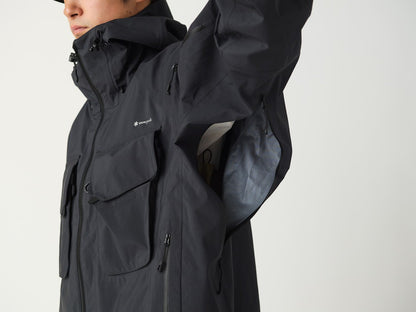 SNOW PEAK SR-1 GORE-TEX STORM SHIELD WADING JACKET - BLACK