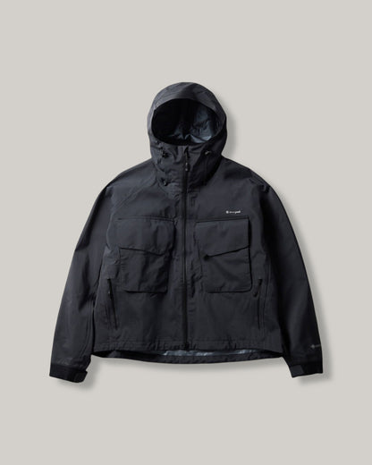 SNOW PEAK SR-1 GORE-TEX STORM SHIELD WADING JACKET - BLACK