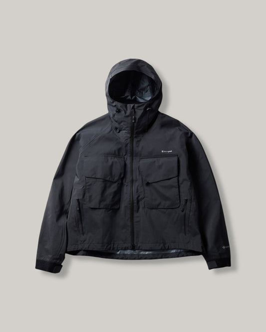 SNOW PEAK SR-1 GORE-TEX STORM SHIELD WADING JACKET - BLACK
