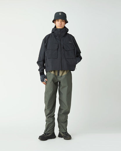 SNOW PEAK SR-1 GORE-TEX STORM SHIELD WADING JACKET - BLACK
