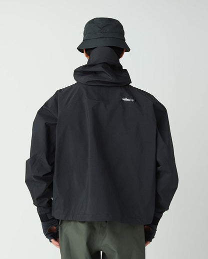 SNOW PEAK SR-1 GORE-TEX STORM SHIELD WADING JACKET - BLACK