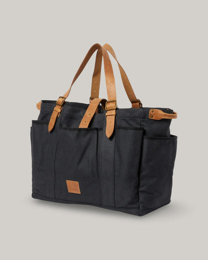 SNOW PEAK FIELD BIG TOTE BAG - BLACK