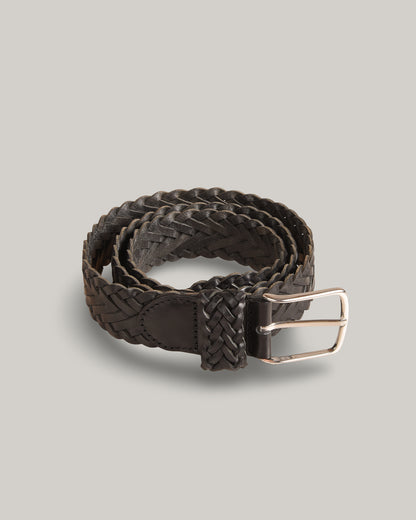 STEVE MONO BRAIDED BELT 004 - BLACK