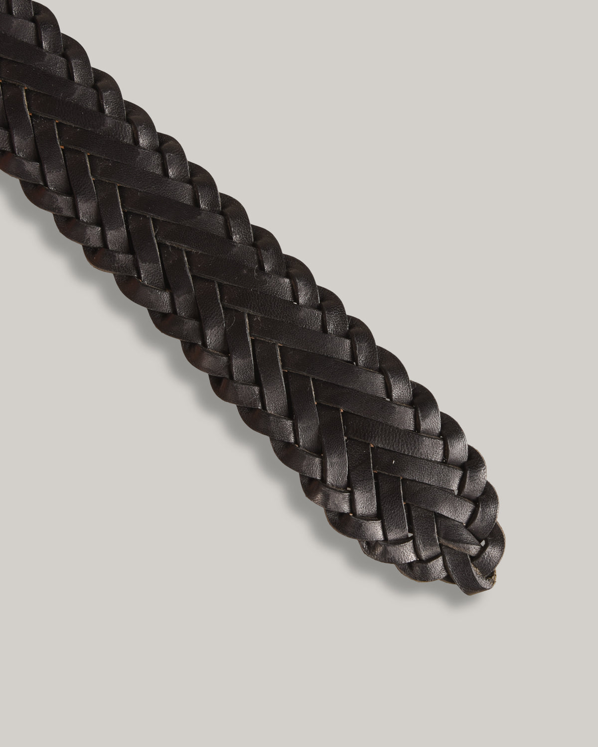 STEVE MONO BRAIDED BELT 004 - BLACK