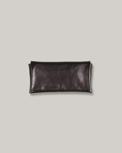 STEVE MONO SOFT LEATHER BAG - LARGE - BLACK