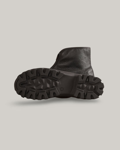 REPRODUCTION OF FOUND RUSSIAN MILITARY BOOT - BLACK