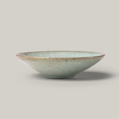 STOF SHALLOW BOWL - CRACKED CELADON