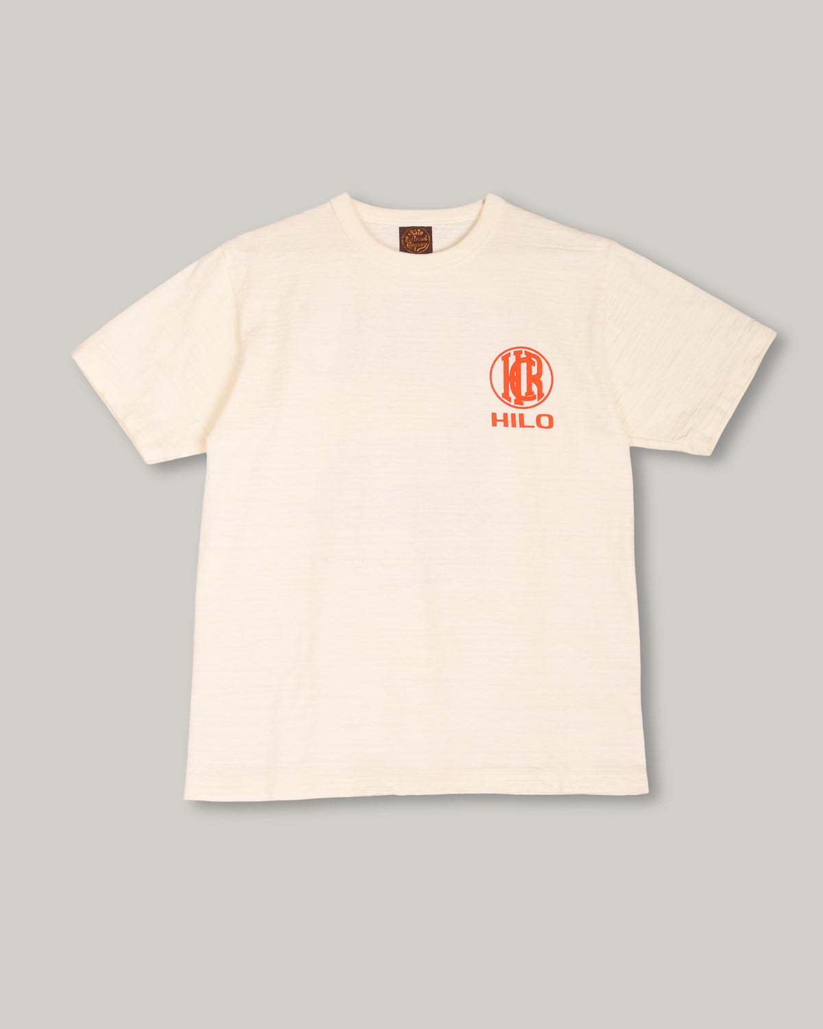 HILO RAILROAD LOGO TEE - OFF WHITE