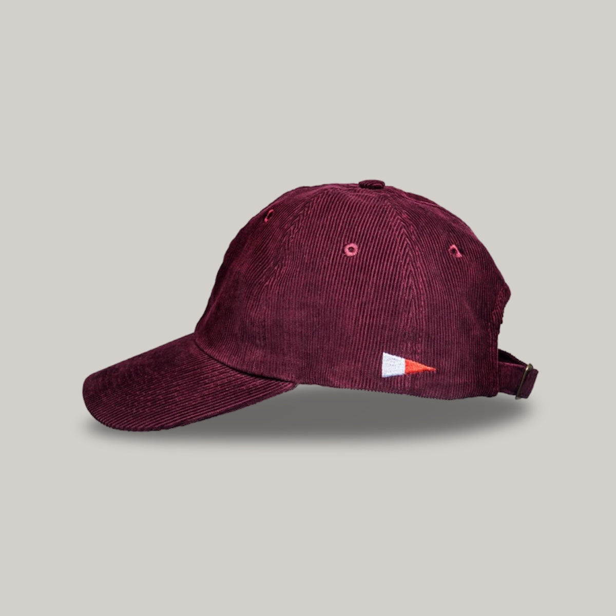 HEIMAT CORD SAILING CAP - BURGUNDY