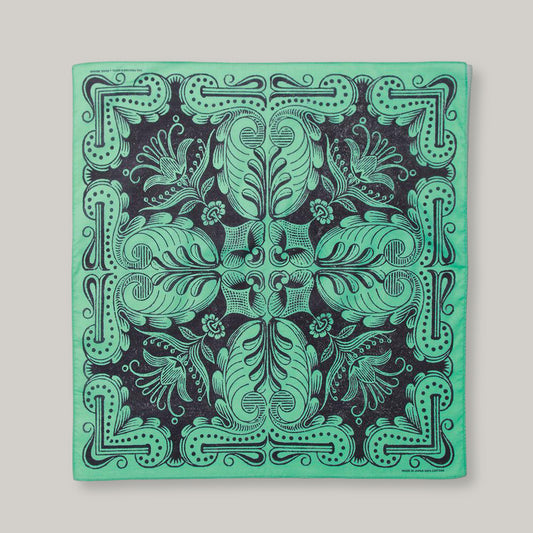 SNAIL BRAND BANDANA - GREEN