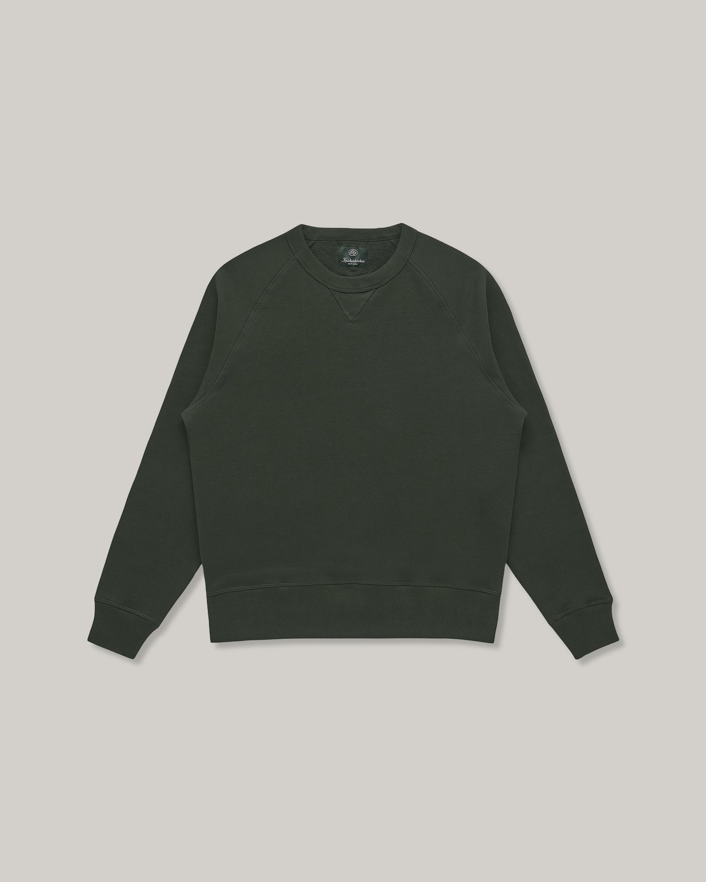 KNICKERBOCKER STADIUM LOFT KNIT CREW - DEEP FOREST