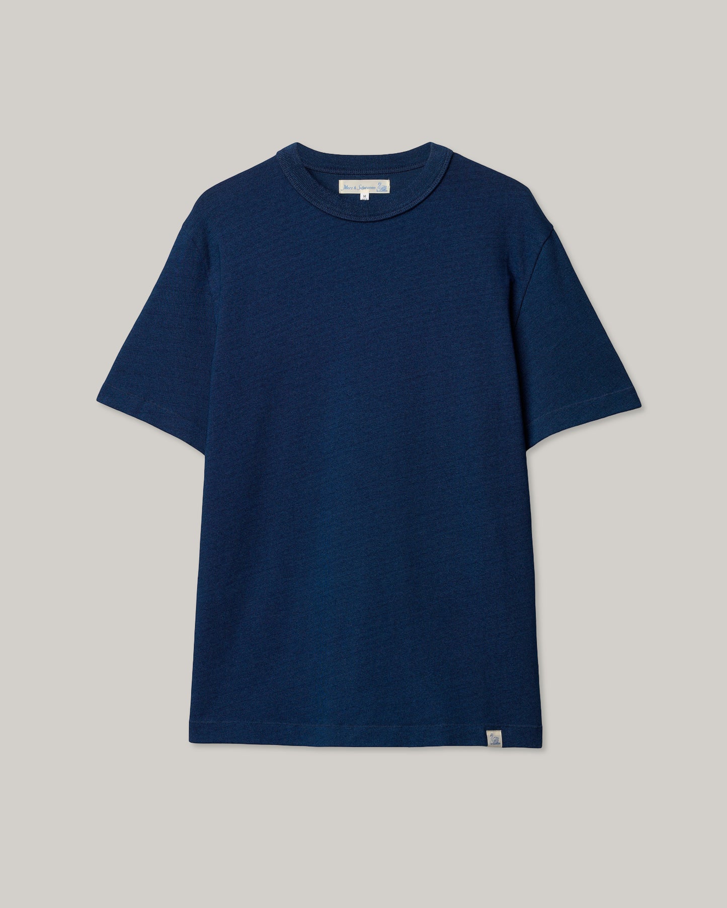 MERZ B. SCHWANEN MEN'S TEE03 T-SHIRT - INDIGO