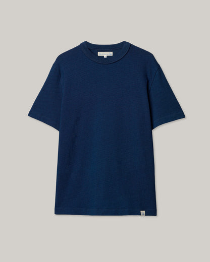 MERZ B. SCHWANEN MEN'S TEE03 T-SHIRT - INDIGO