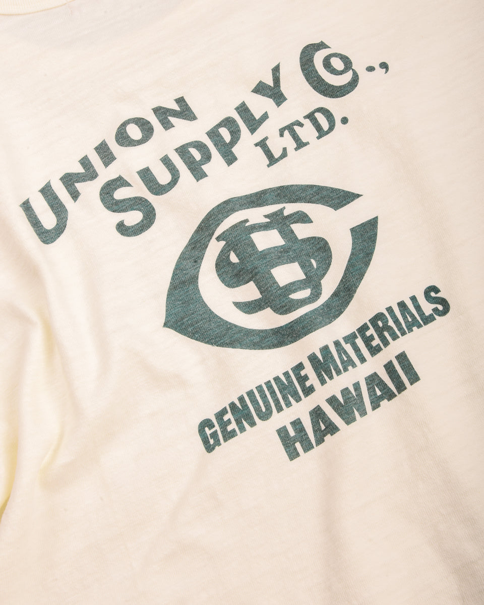 UNION SUPPLY LOGO TEE - OFF WHITE