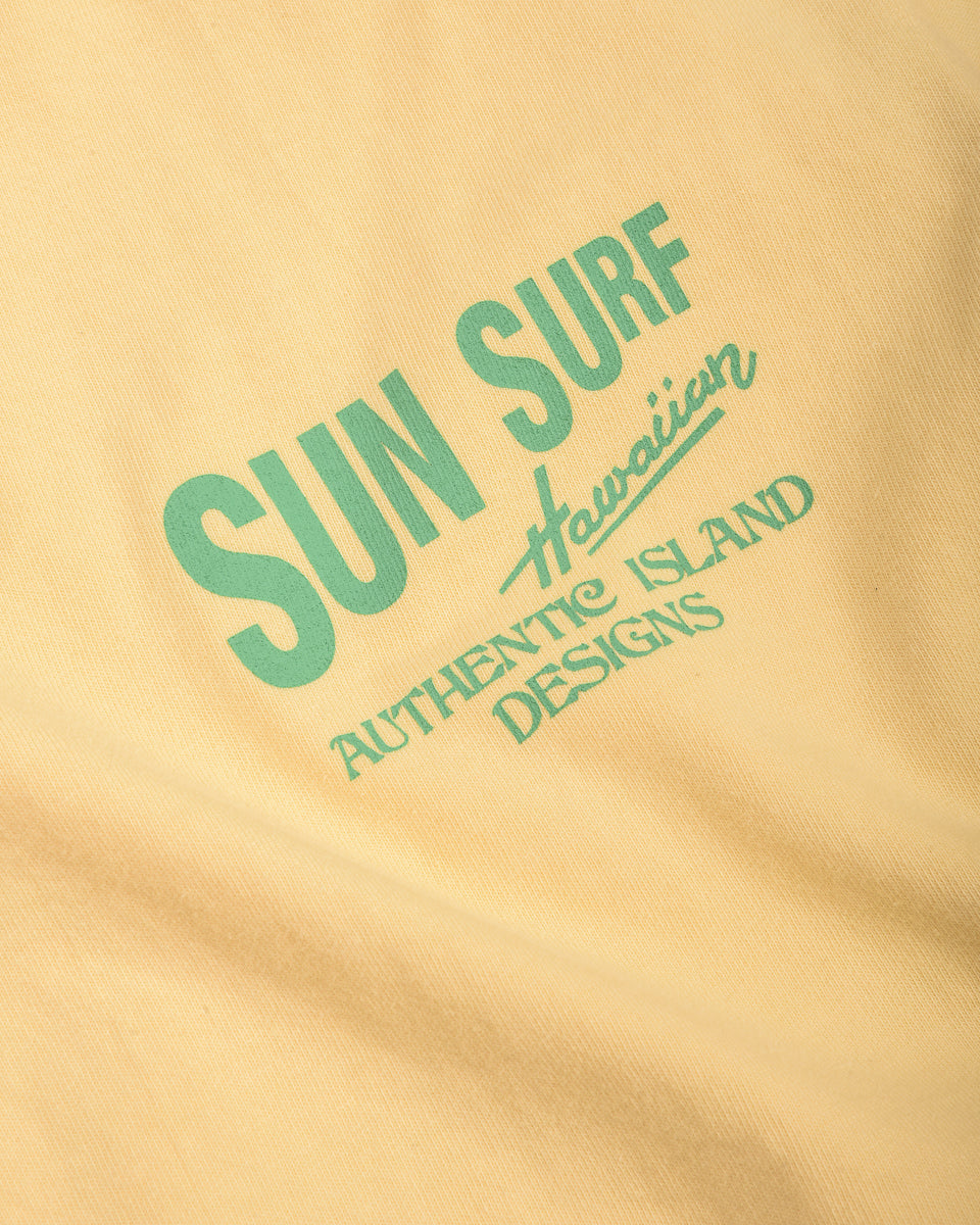 SUN SURF SURF RIDER'S SPORTSWEAR T-SHIRT - YELLOW