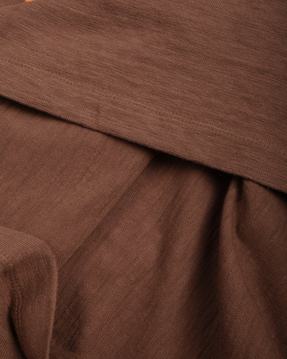 HILO RAILROAD LOGO TEE - BROWN
