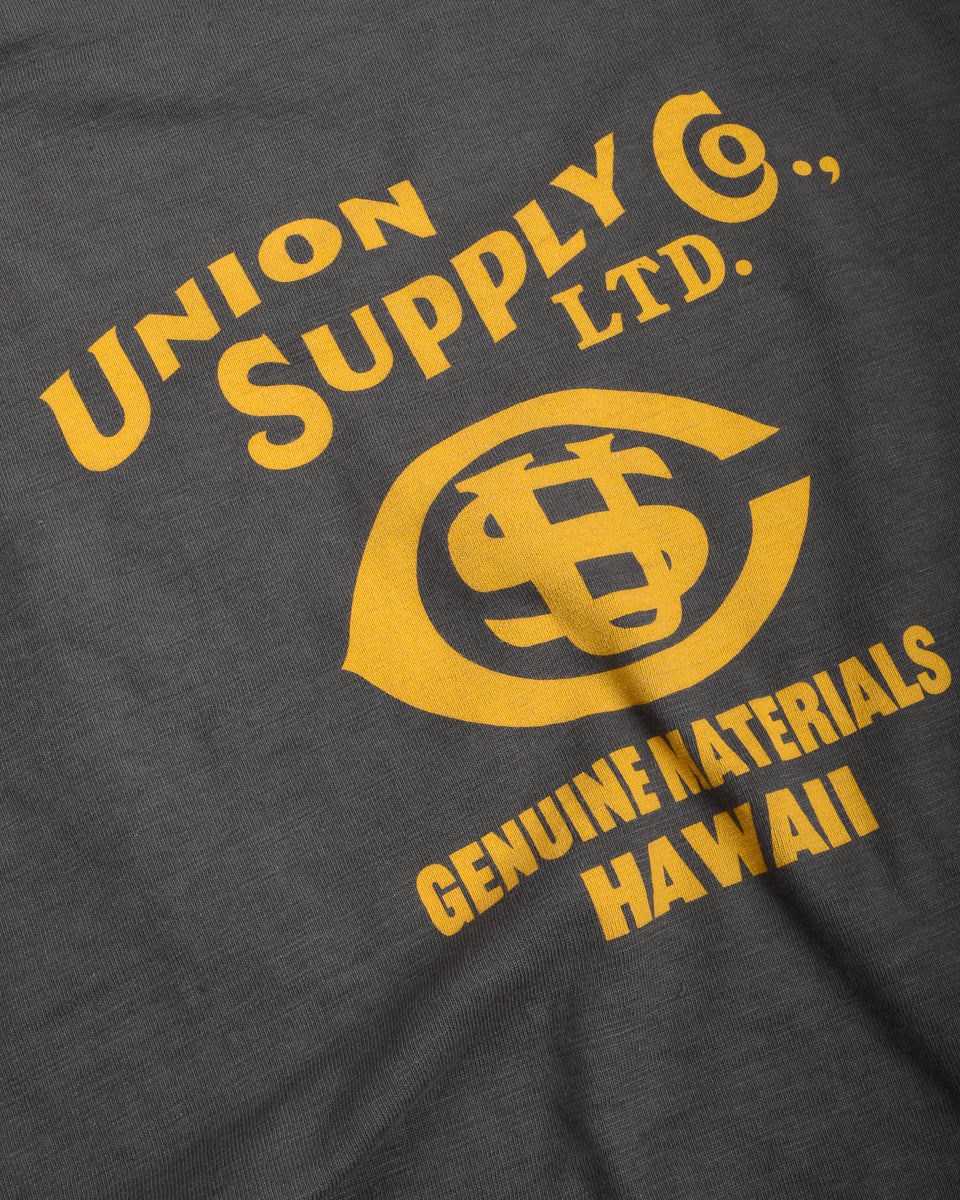 UNION SUPPLY LOGO TEE - BLACK