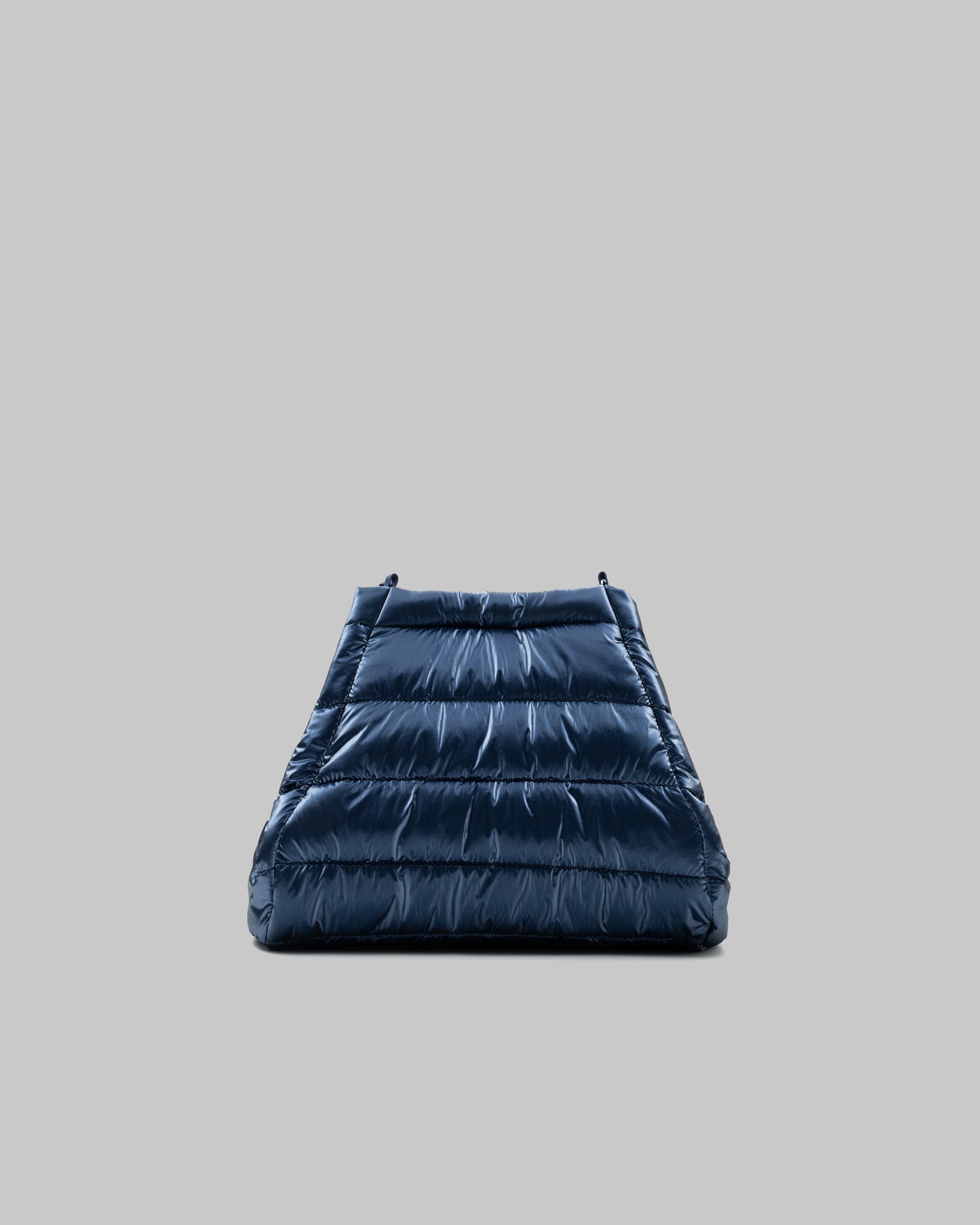 TOPOLOGIE MARCHE TOTE MEDIUM MARINE BLUE METALLIC PUFFER
