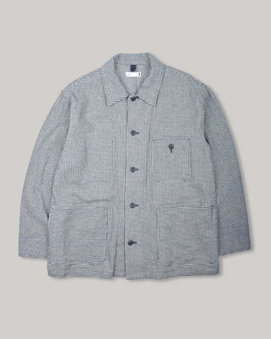 TS(S) COVERALL JACKET - PLAID COTTON CLOTH
