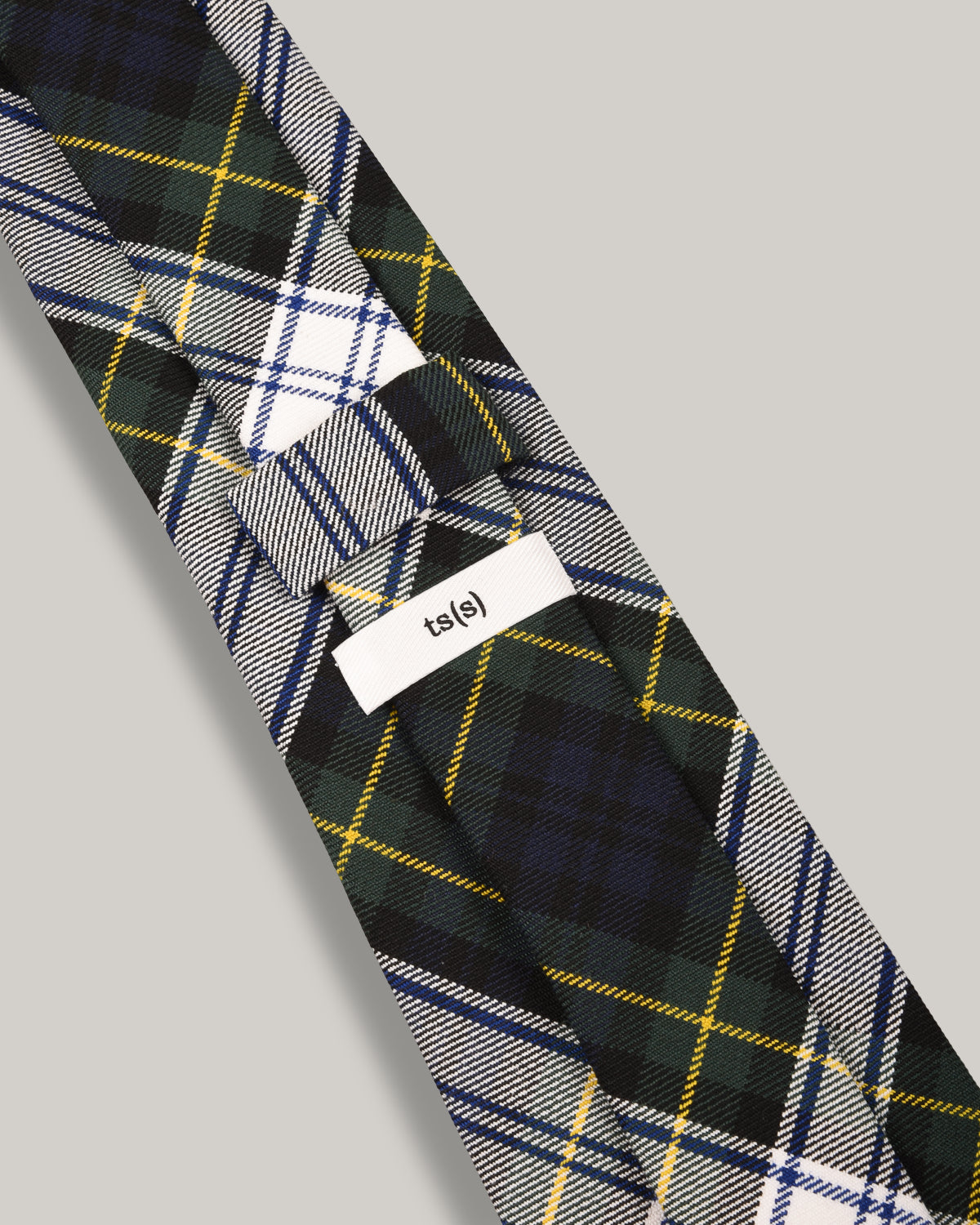 TS(S) TARTAN PLAID NECK TIE - GREEN