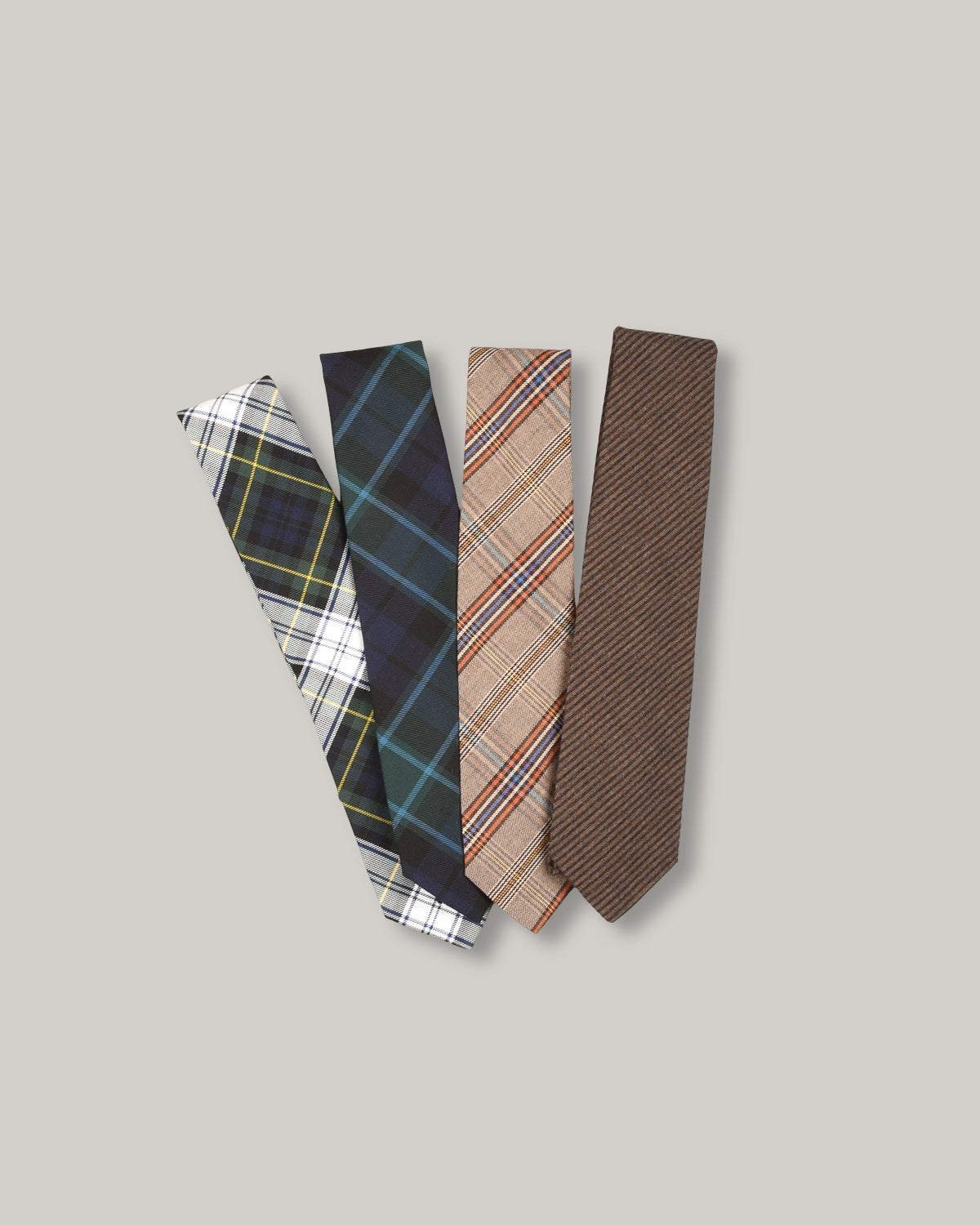 TS(S) TARTAN PLAID NECK TIE - GREEN