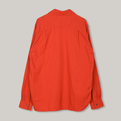 TS(S) ASYMMETRIC POCKET WORK SHIRT - RED