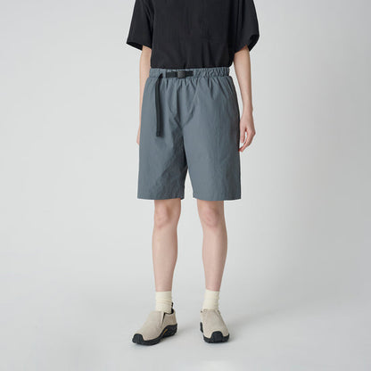 SNOW PEAK NYLON TUSSAH 2WAY SHORTS - GREY