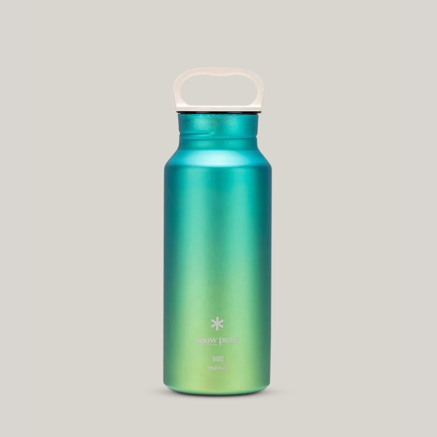 SNOW PEAK TITANIUM AURORA BOTTLE 800 - OCEAN