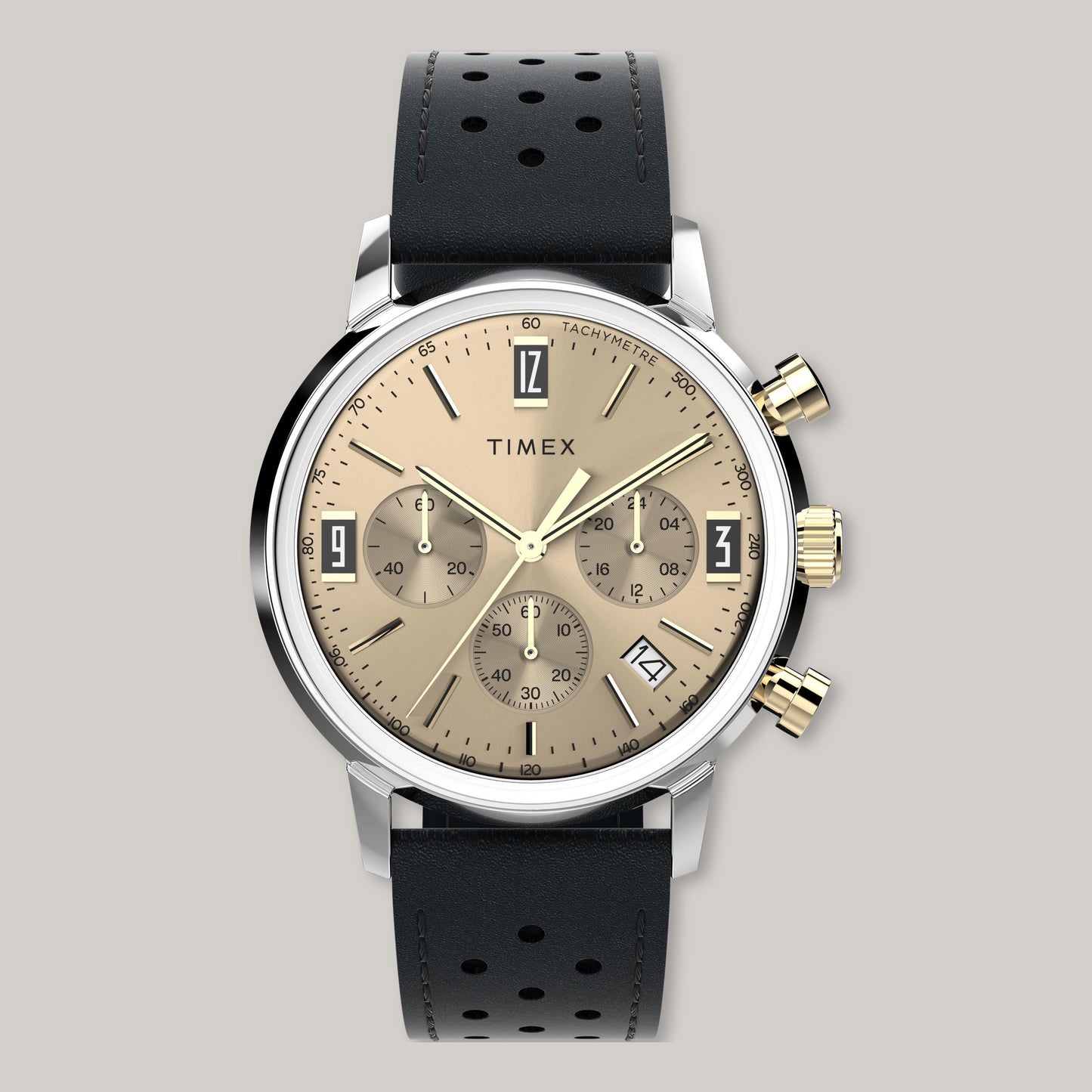 TIMEX MARLIN CHRONOGRAPH 40MM BRONZE DIAL - BROWN LEATHER