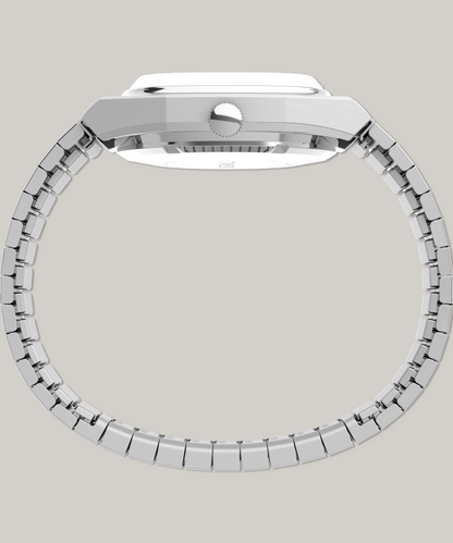 TIMEX® AUTOMATIC 1983 E LINE REISSUE 34MM STAINLESS STEEL EXPANSION BAND WATCH