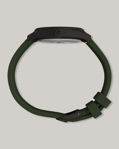 TIMEX EXPEDITION® CAPSTONE 39MM SILICONE STRAP WATCH - GREEN/ BLACK