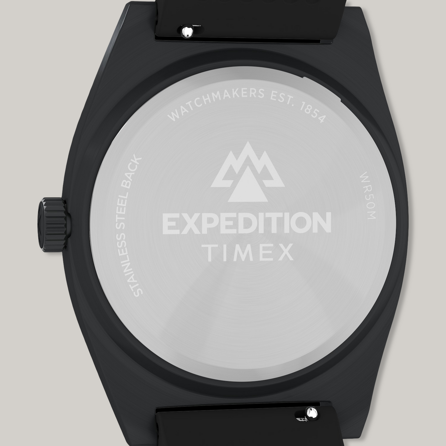 TIMEX EXPEDITION® CAPSTONE 39MM SILICONE STRAP WATCH - BLACK/ BLACK