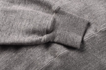BUZZ RICKSON HALF ZIP SWEAT SHIRT US AIR FORCE ACADEMY - HEATHER GREY