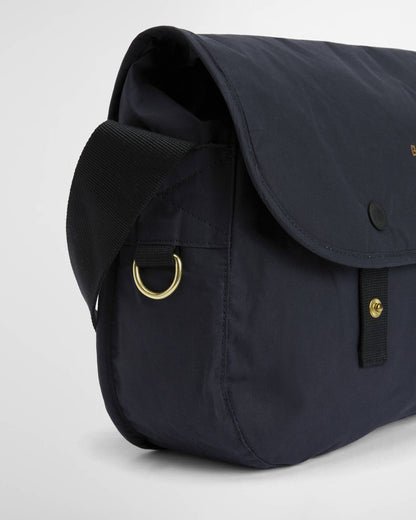 BARBOUR TRANSPORT RIEVER CROSSBODY BAG - NAVY
