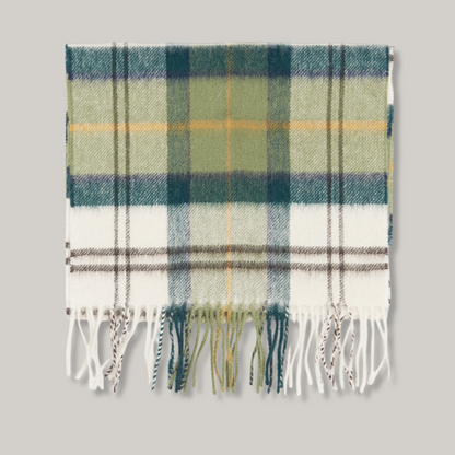 BARBOUR WOOL/ CASHMERE SCARF - ANCIENT