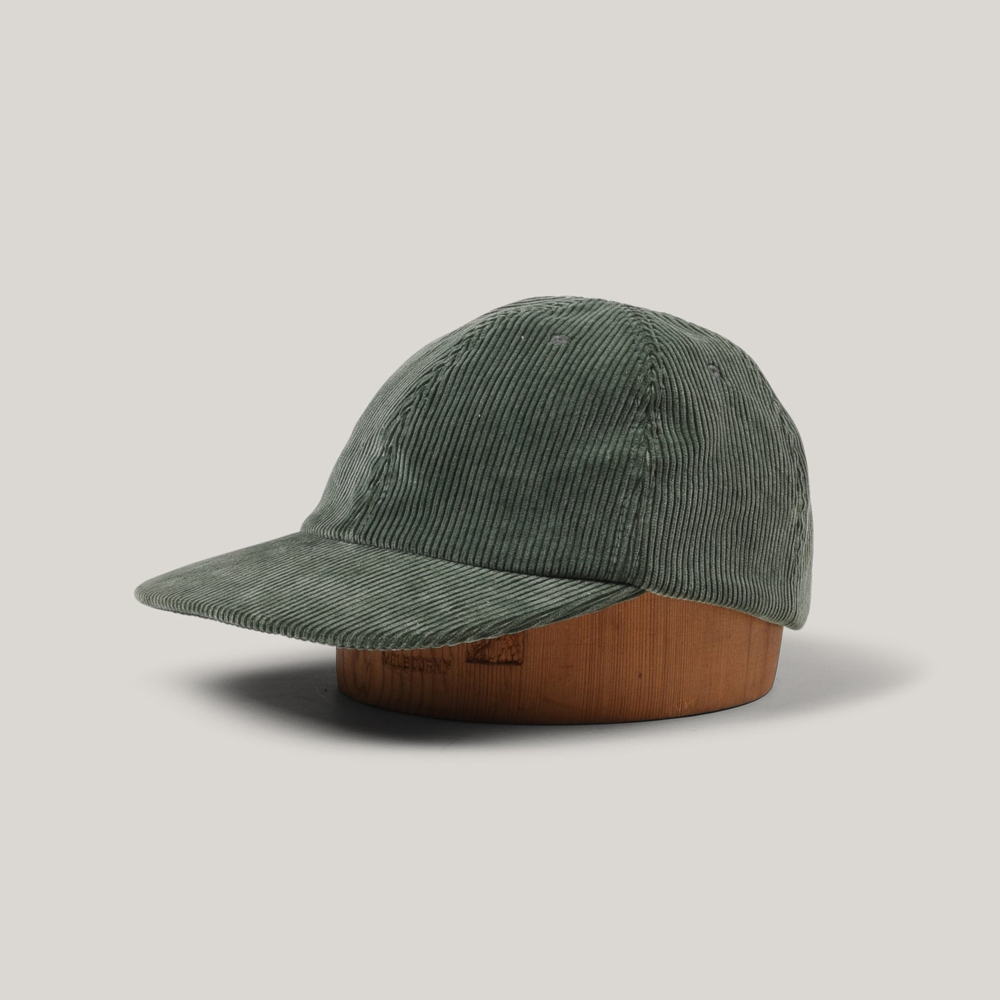 USED UNUSED CORDUROY CAP - GREEN