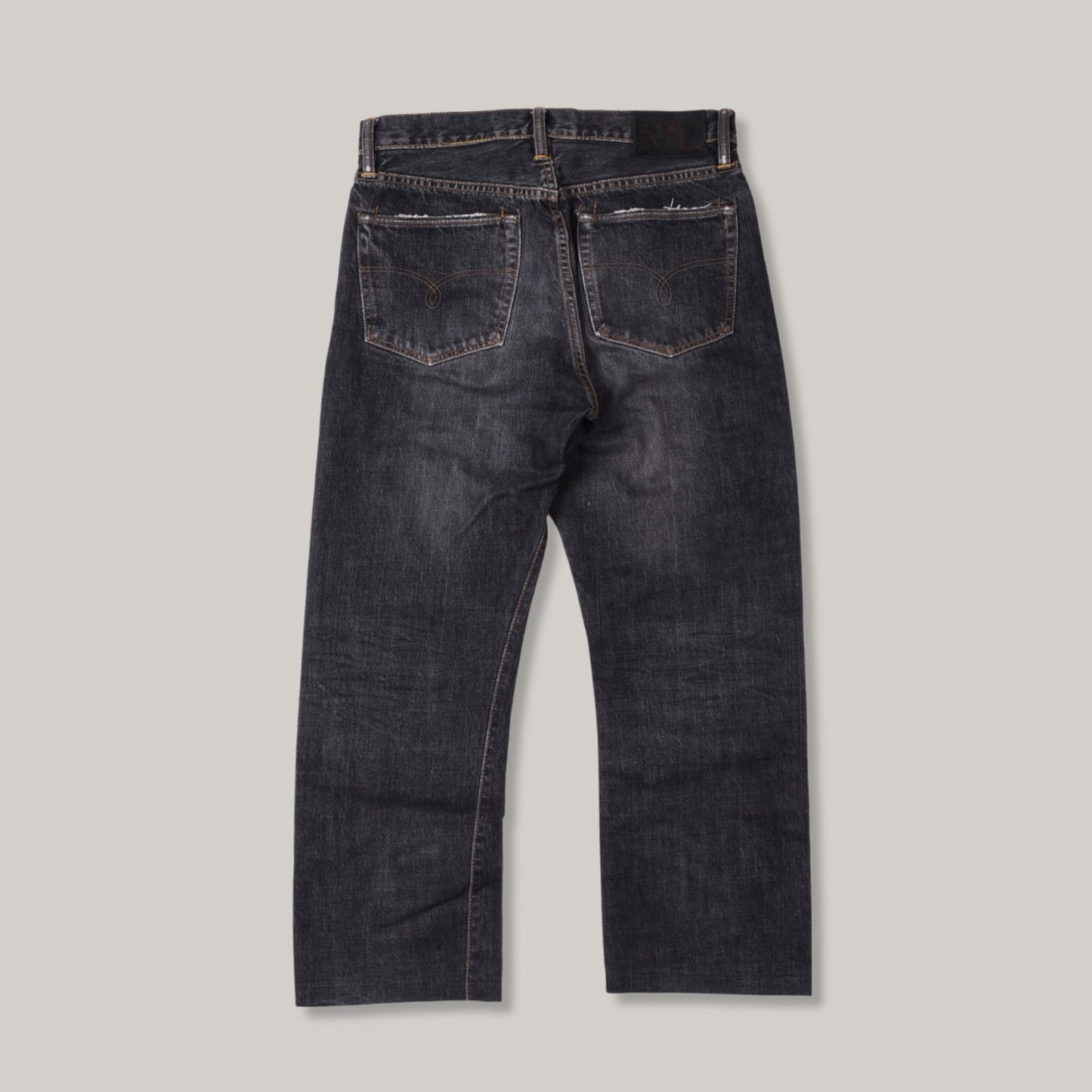 USED RRL JEANS - CHARCOAL