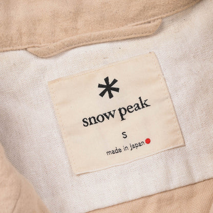 USED SNOW PEAK LS SHIRT - NATURAL
