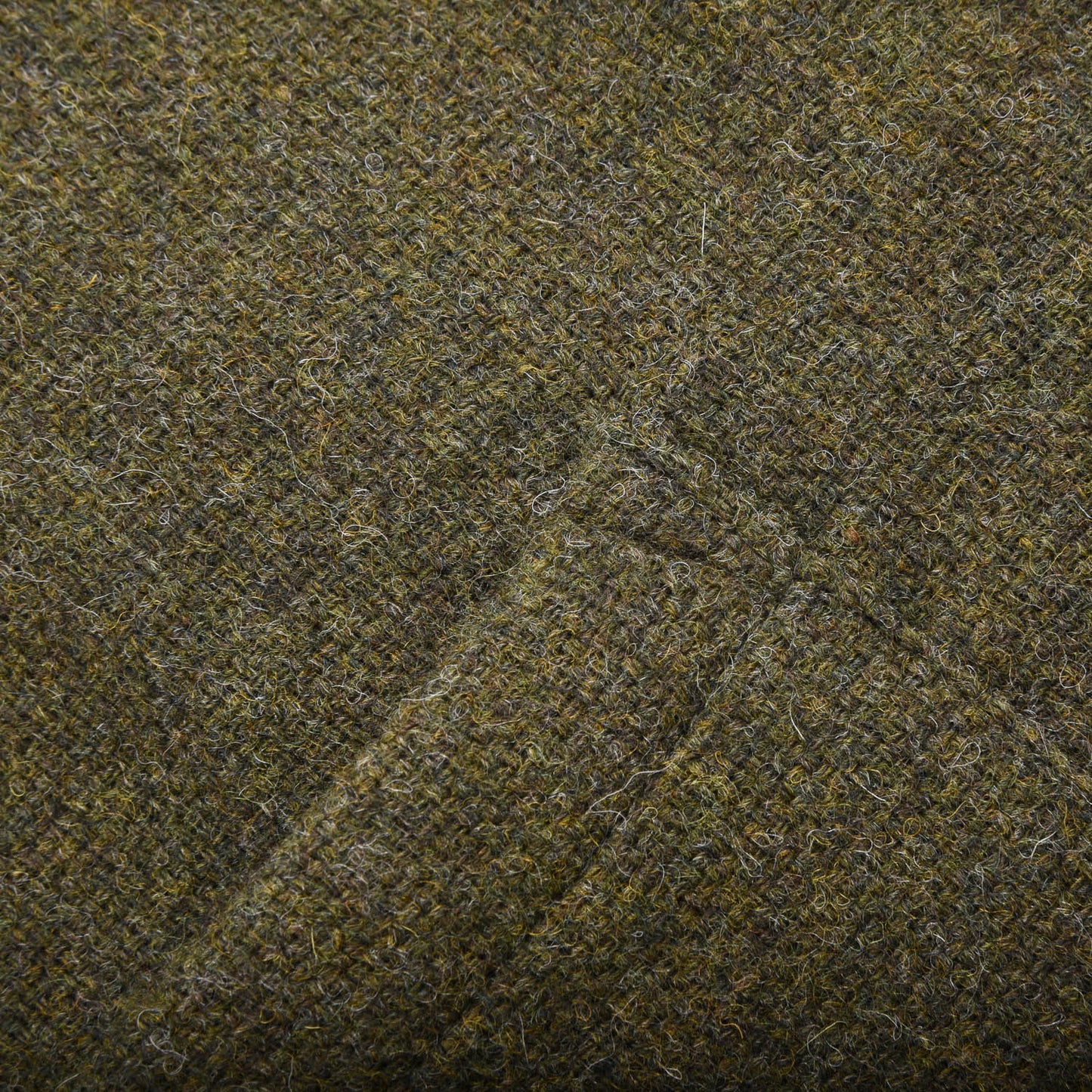 USED CAMO 'TISSERAND' CHORE JACKET - FOREST GREEN TWEED